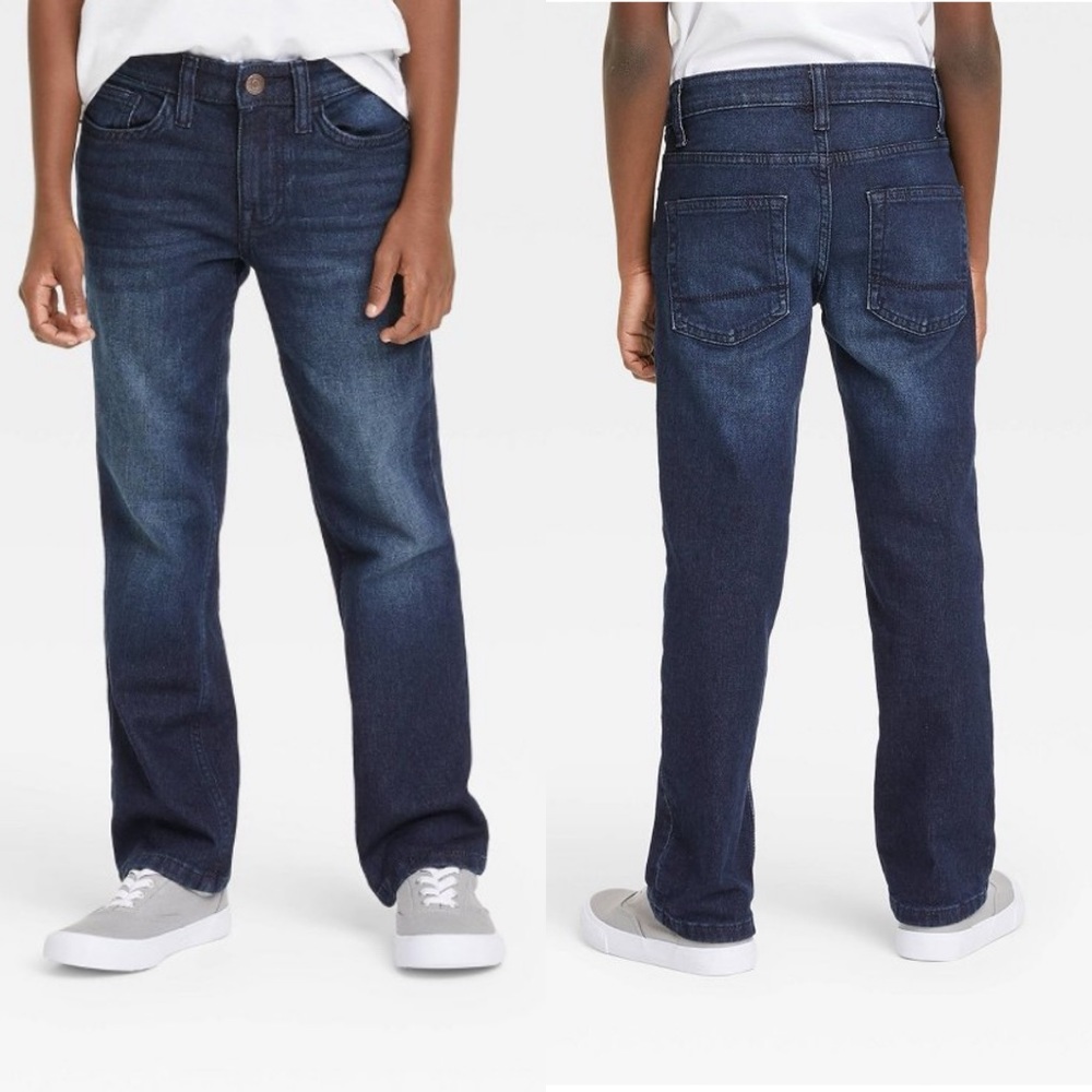 Cat & Jack Stretch Straight Leg Jeans